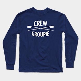 Crew Rowing Groupie Sculling Vintage Crossed Oars Long Sleeve T-Shirt